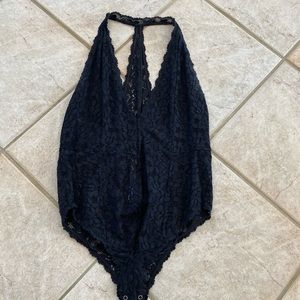 Free People Flower Lace Body Suit